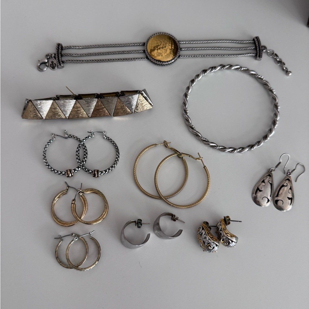 Elegant Mixed Metal Jewelry Lot